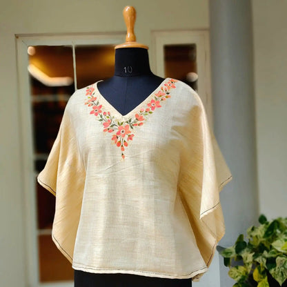 Hand-Painted Short Kaftan