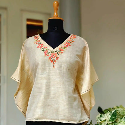 Hand-Painted Short Kaftan
