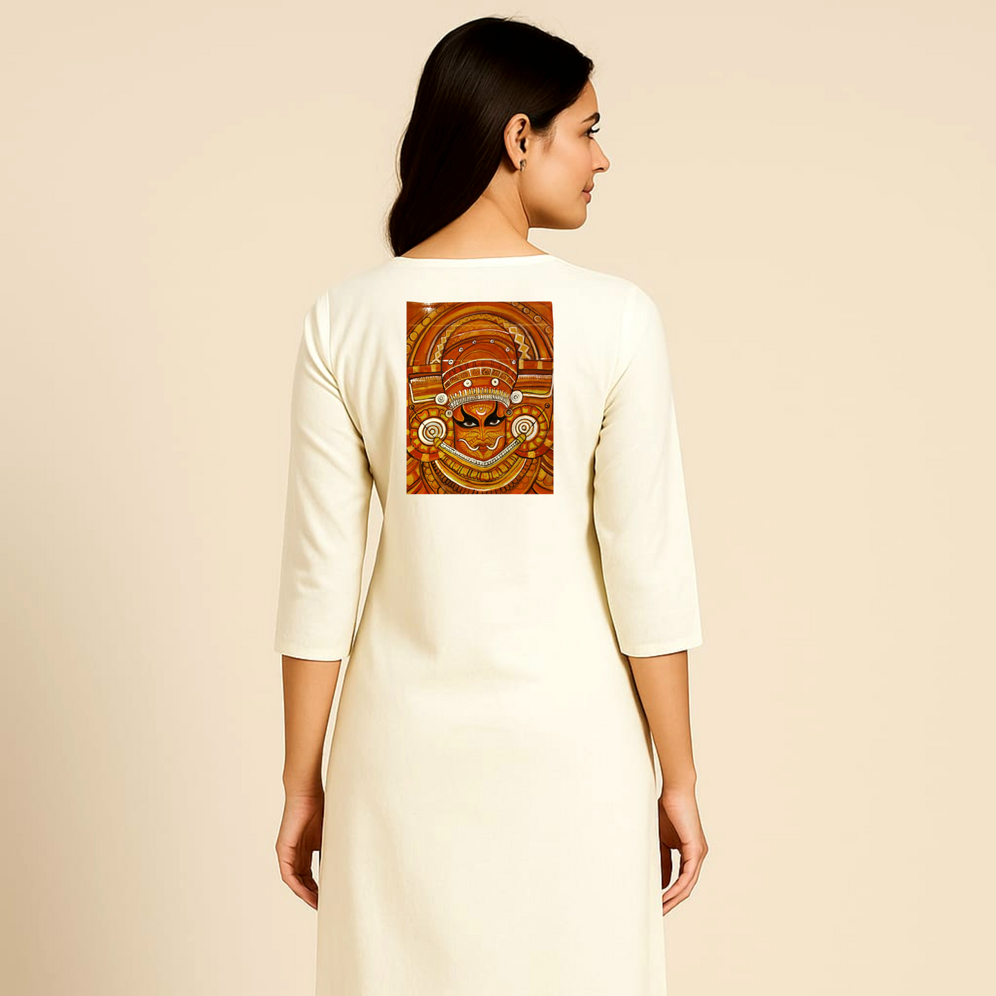 Hand Painted Wearable Art Patches Featuring Theyyam motif